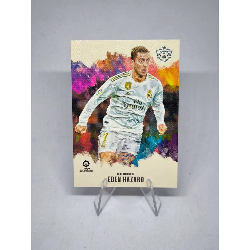 การ์ดฟุตบอล Panini Chronicles Eden Hazard Pitch Kings Soccer Card Real Madrid 2019-20