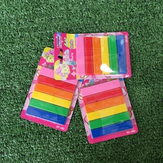 ดินน้ำมันไร้สารพิษ เนื้อนิ่ม ปั้นง่ายสีสวย กลิ่นหอม 1 ชิ้น 6 สี