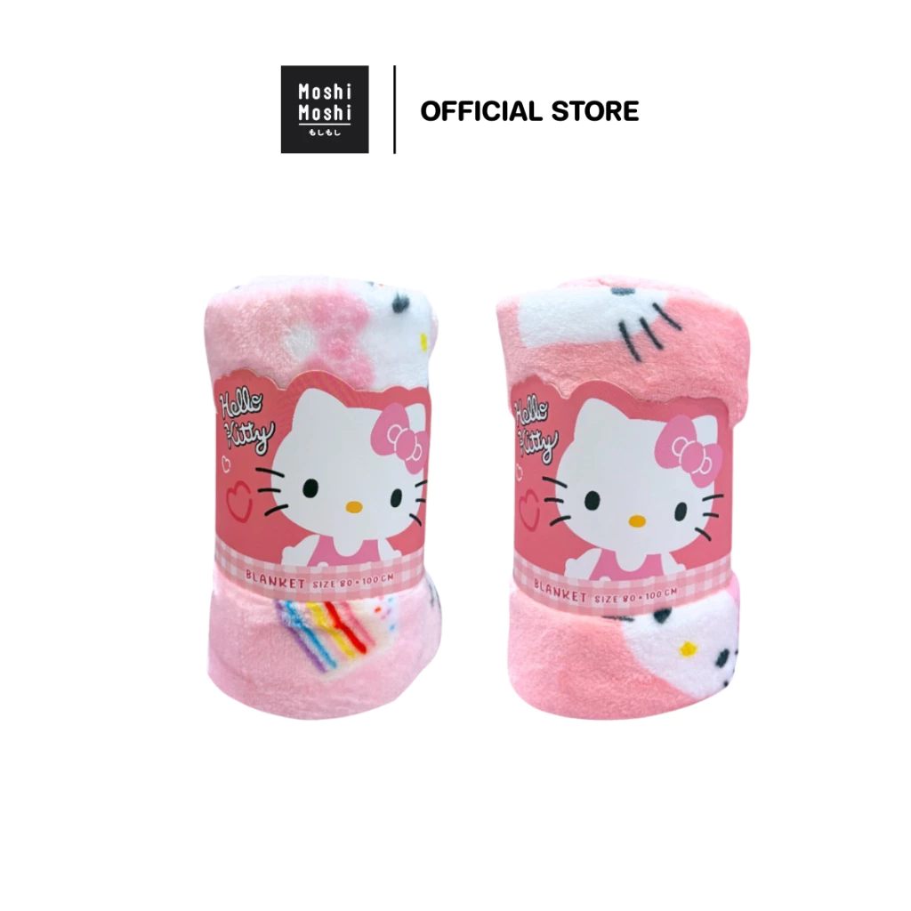 Moshi Moshi ผ้าห่มโมชิโมชิ ลาย Hello Kitty ลิขสิทธิ์แท้จากค่าย Sanrio รุ่น 6100005295-5735