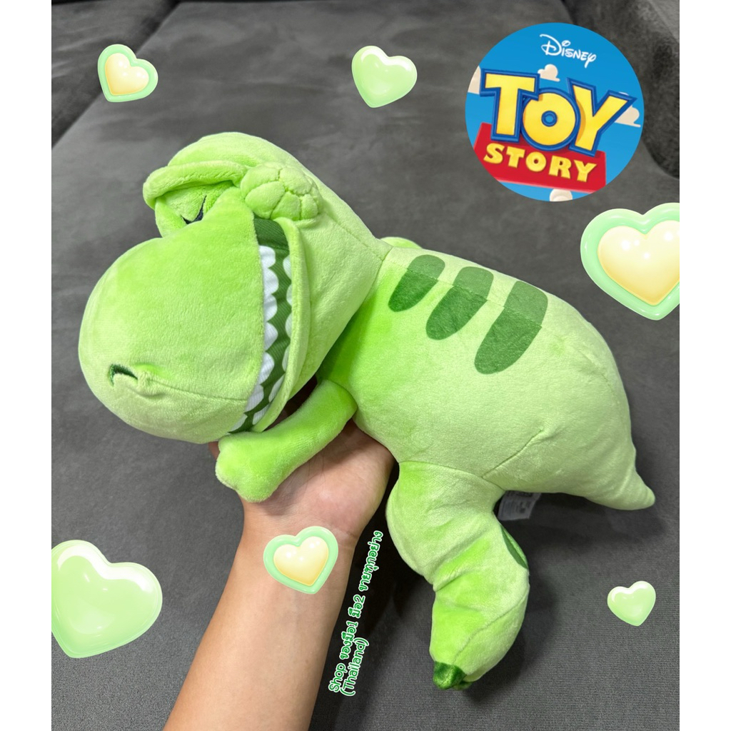 ตุ๊กตา Rex เร็กซ์ 🦖Disney(Toy Story)เนื้อผ้ามาสเมลโลนุ่มนิ่ม💚