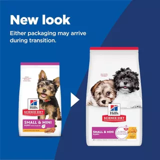 Hill's Science Diet Puppy Small Mini 1.5 kg อาหารลูกสุนัขพันธุ์เล็ก อายุไม่เกิน 1 ปี และสุนัขตั้งท้อง