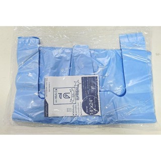 ถุงหูหิ้วไฮเดนขนาดใหญ่สีฟ้า🔵(บางเหนียว)เกรดA ตราดีที่หนึ่ง👍🏻…