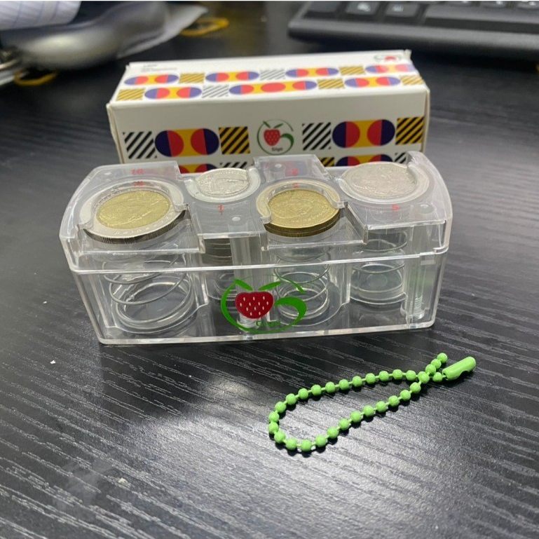 กล่องเหรียญ ใช้แต่งรถ หรือ พกพาได้ จัดระเบียบเหรียญในรถคุณ ให้สามารถหยิบใช้สะดวก 2139