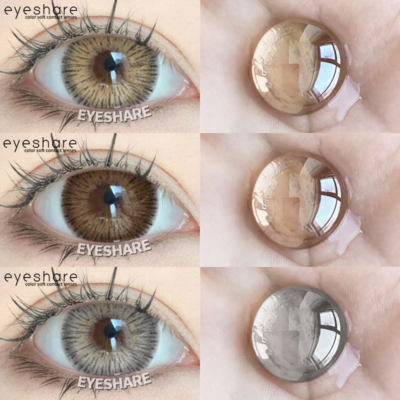 [COD]-Eyeshare Vienna คอนแทคเลนส์ สีเทา เลนส์ธรรมชาติตาใหญ่ 14.5 มม. 1 คู่ คอนแท