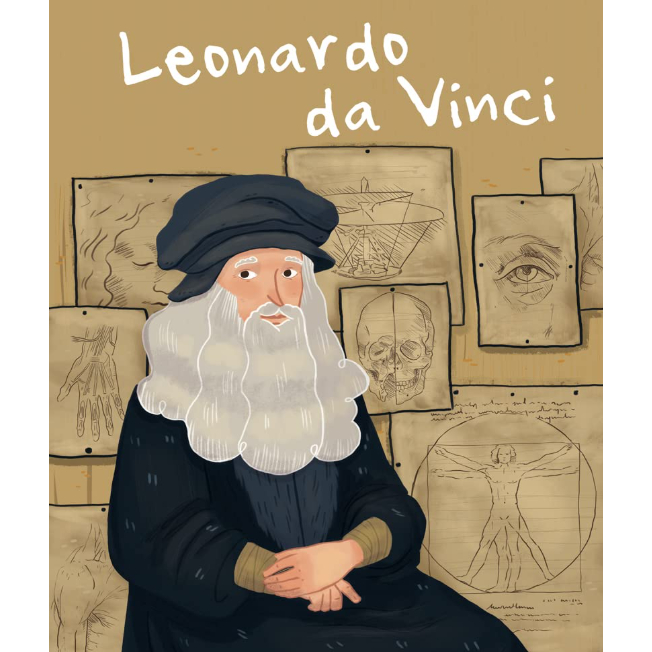 Leonardo da Vinci : ชุดบุคคลสำคัญ : Leonardo da Vinci : Genius  Illustrated Biographies [Hardcover]