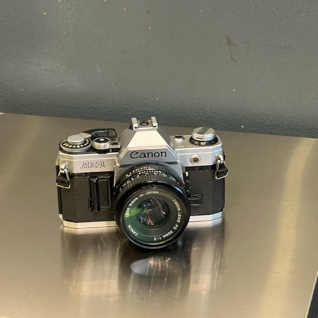 Sale!! กล้องฟิล์ม Canon AE-1 silver +Canon FD 50  f2