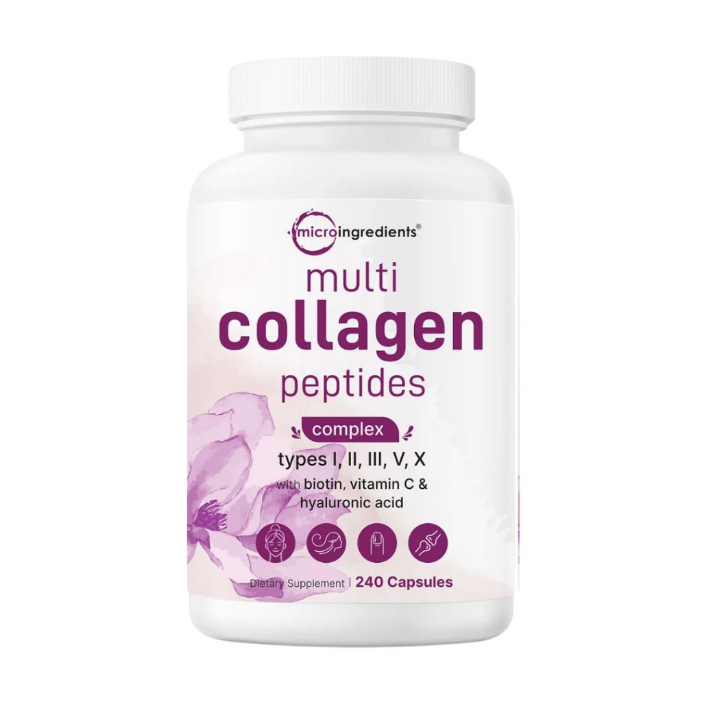 Micro Ingredients Multi Collagen Peptides Complex  240 แคปซูล