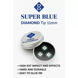 หัวคิว SUPER BLUE DIAMOND (อัดน้ำยา ตลับเงิน)