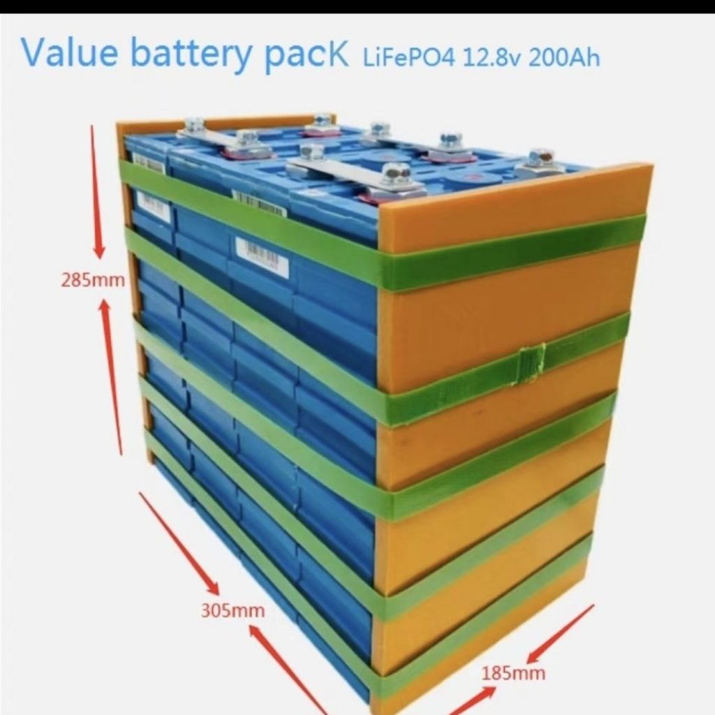 【12H Ship】แบตเตอรี่​ ลิเธียม​ CALB lithium ion Lifepo4 12v GRADE A 200Ah เซต4ก้อน ฟรีน็อตและบัสบาร์
