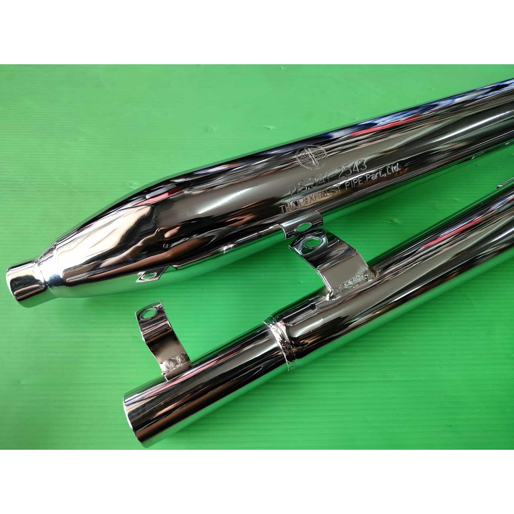 ท่อไอเสียแต่ง Honda C92 C95 ทรง BM ไทรอัม เมก้าโฟน By Winsonshop Banpong