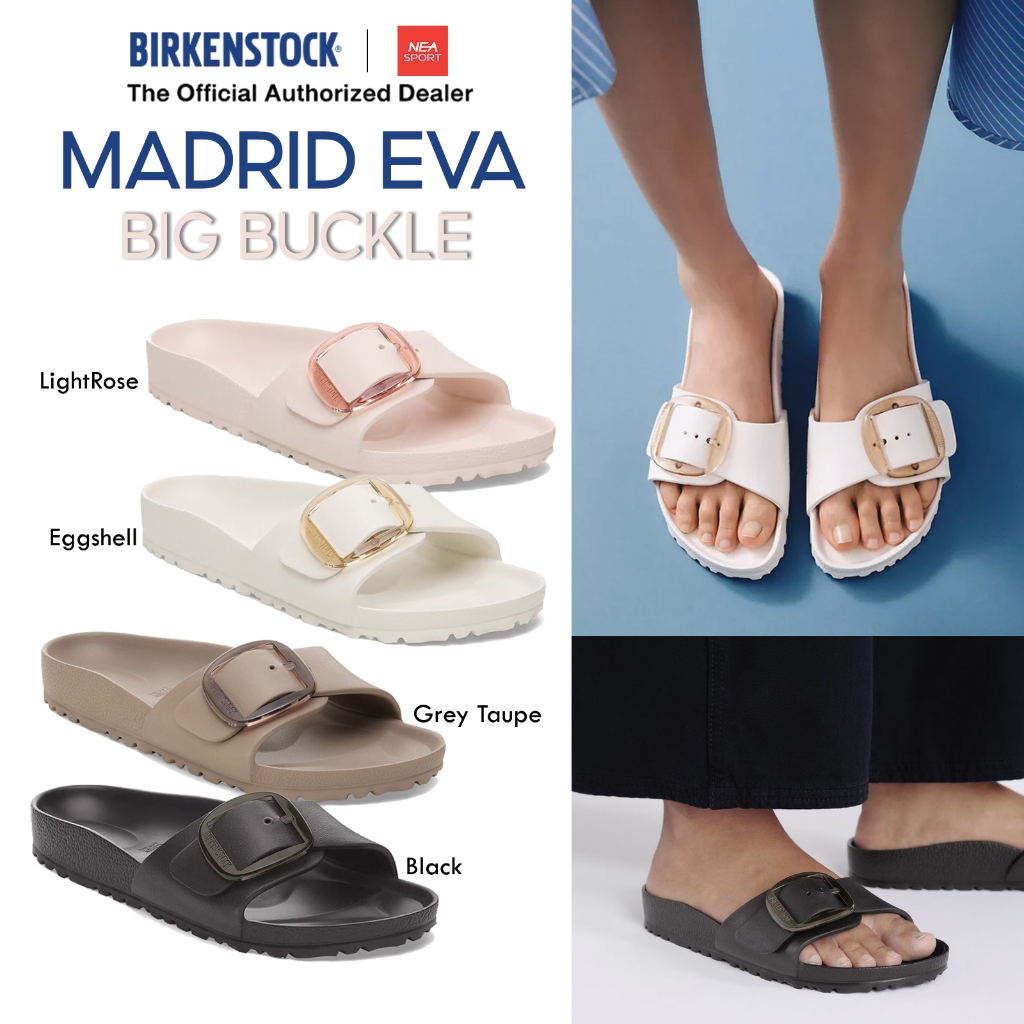 [ระวังหมด กำลังฮิต] BIRKENSTOCK Madrid EVA BIG BUCKLE รองเท้าแตะ ทรงมาแรง ได้ทั้งชายหญิง