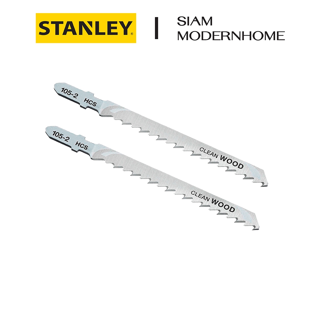 STANLEY ใบเลื่อยจิ๊กซอว์ตัดไม้ (2 ใบ/แผง) รุ่น STA21062-XJ