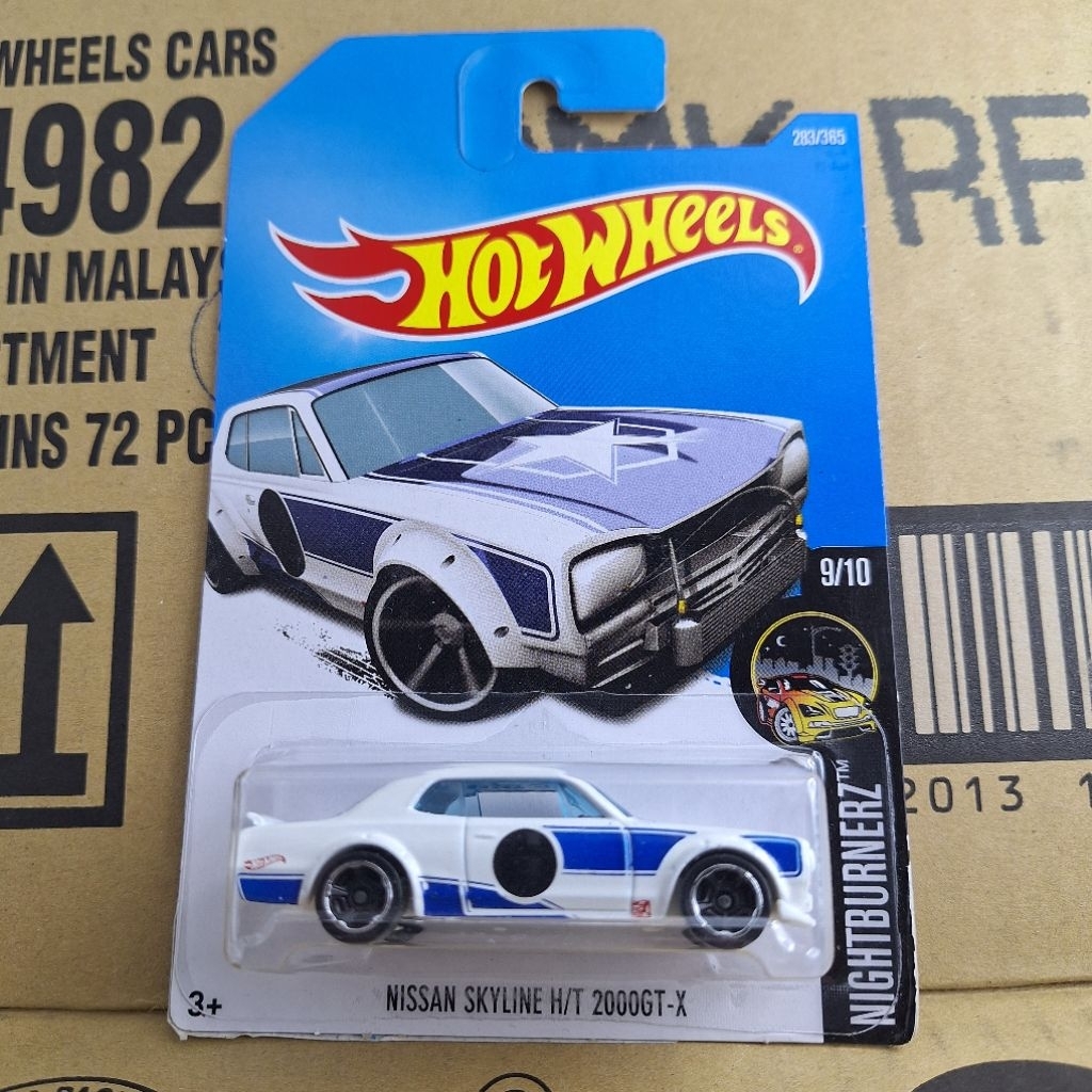 รถเหล็ก Hotwheels NISSAN H/T SKYLINE 2000GT-R 283/365 (kg02)