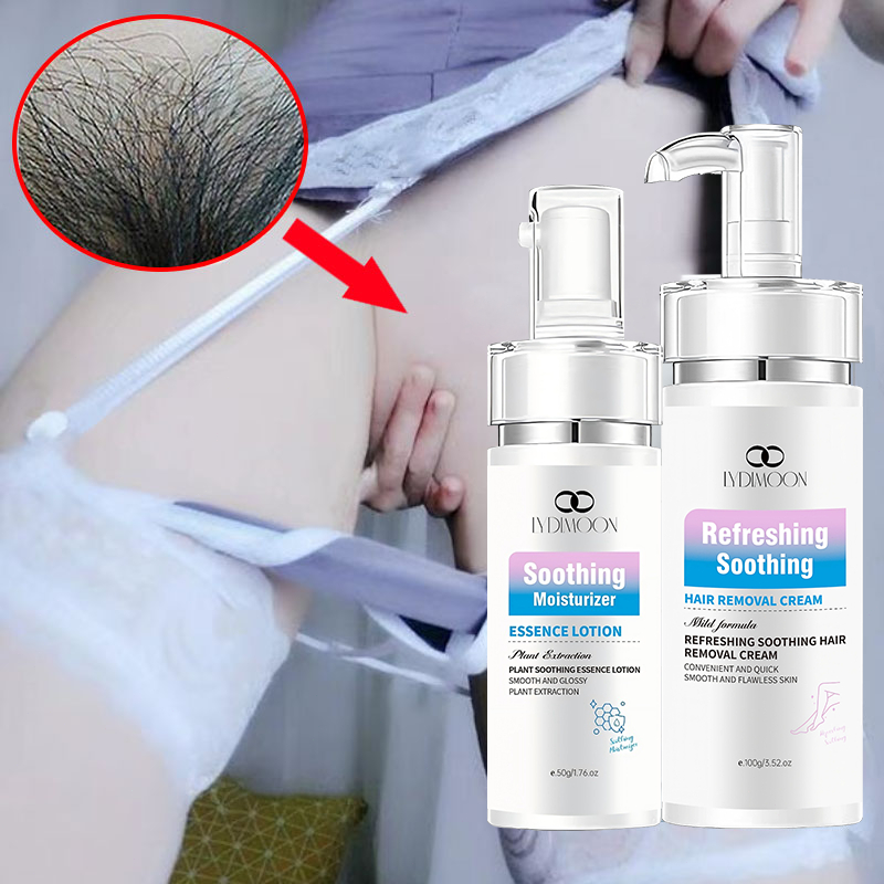 LYDIMOON กําจัดขนน้องสาว ครีมกำจัดขน มูสกำจัดขน 100g คนท้องใช้ได้ อ่อนโยนต่อผิว ไม่มีร่องรอย กำจัดขน