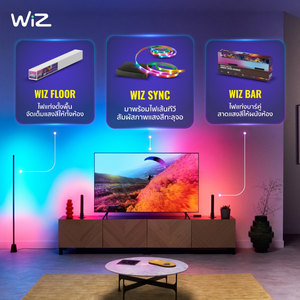 [เซทสุดคุ้ม] WiZ Entertainment สัมผัสภาพแสงสีทะลุจอ