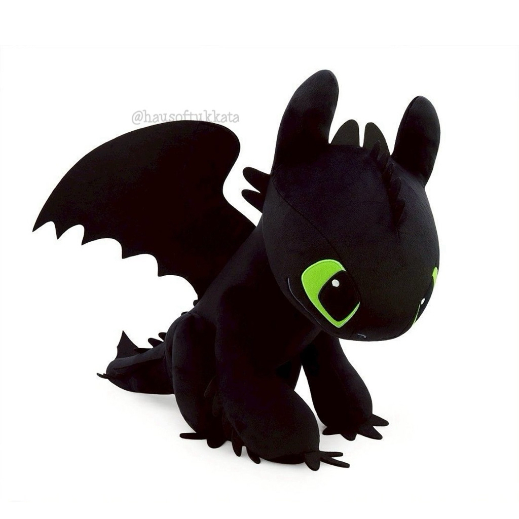 ตุ๊กตา Toothless เพลิงนิล หางดำ 24นิ้ว เขี้ยวกุด มังกร มังกรเขี้ยวกุด How to Train your Dragon