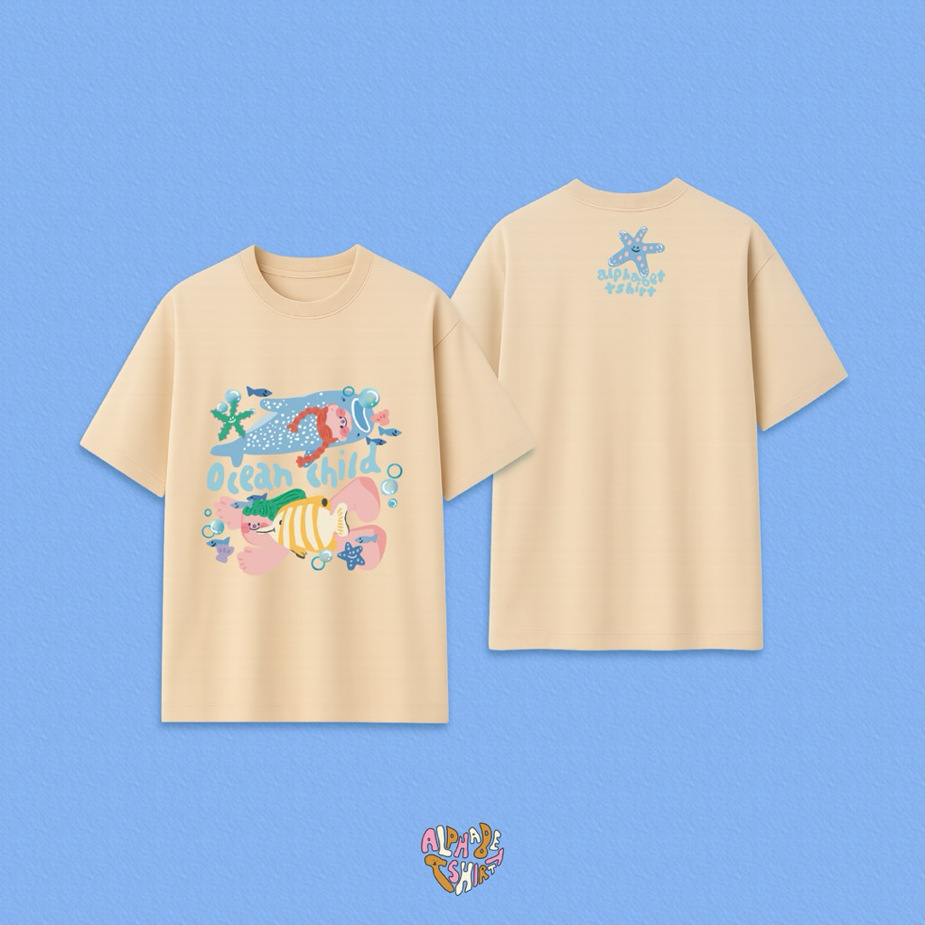 เสื้อยืดลาย Ocean Child🐠🫧