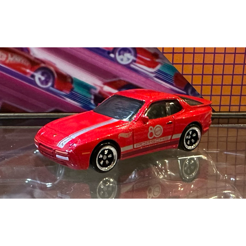 HOTWHEELS ‘89 POSCHE 944 Turbo Mattel 80th Anniversary Loose Mint ใหม่แยกแพ็ค รถปอร์เช่ 944 รุ่นฉลอง