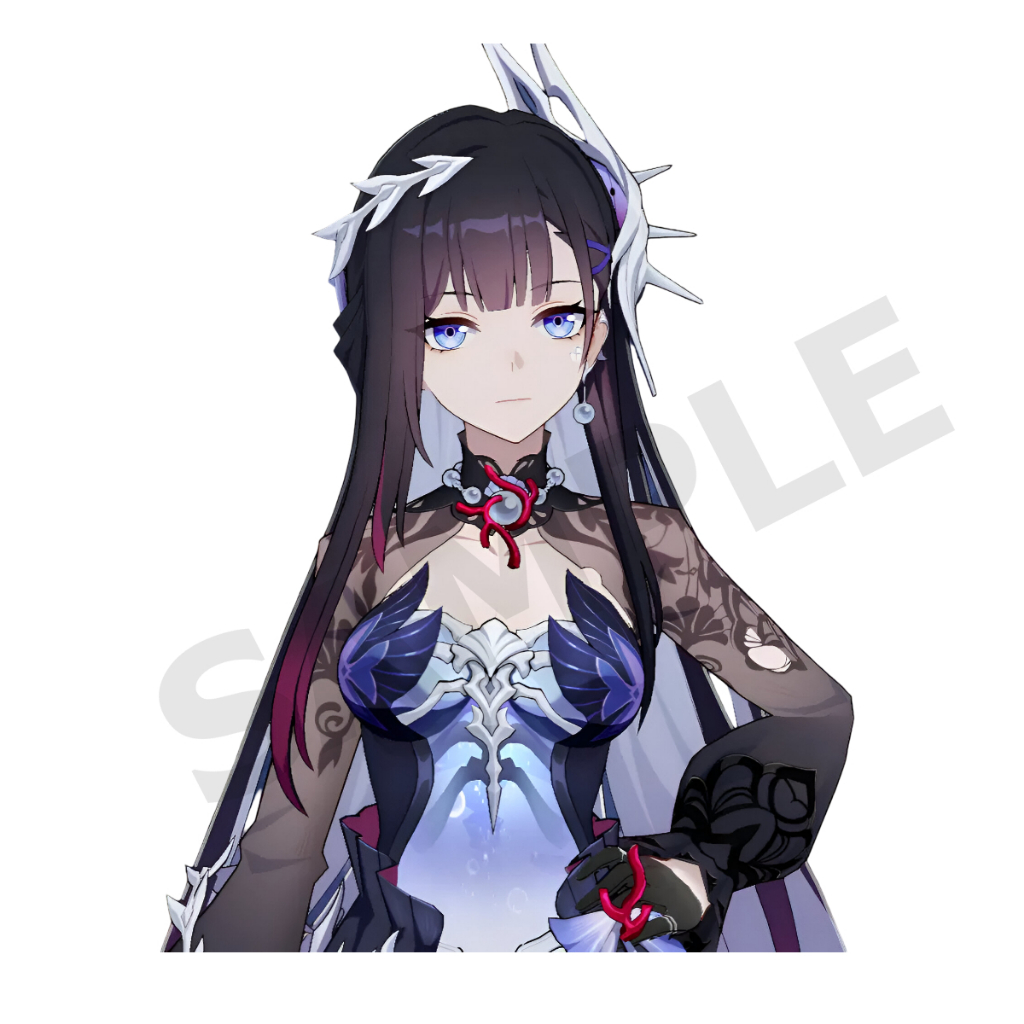 hysilens honkai star rail สติ๊กเกอร์ 2 แผ่น hysilens star rail stickers