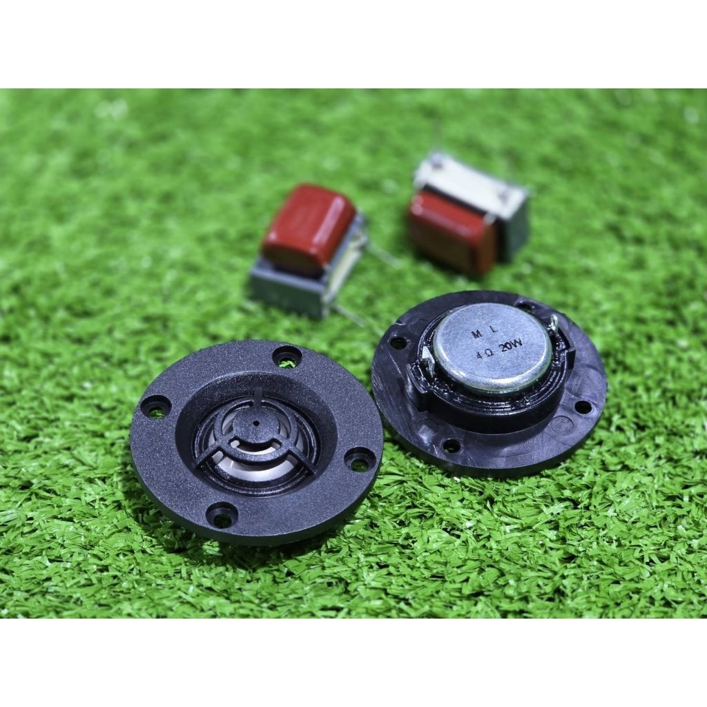 แหลม2นิ้วกลมhk +ซีเทพ (วอยส์ไทเทเนี่ยม) 4โอมห์  20w แม่เหล็กนีโอ แท้ ดอกลำโพง ทวิตเตอร์