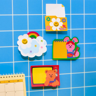 🌼🌼Wiggle Wiggle🌼🌼Sticky Memo กระดาษโน้ตมีกาว ลายน่ารักๆ