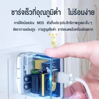 【รับประกัน 1 ปี】ชุดชาร์จเร็ว 33W 44W Super Fast Charge (สายชาร์จเร็ว+หัวชาร์จ) 6Aสายชาติเร็ว type c