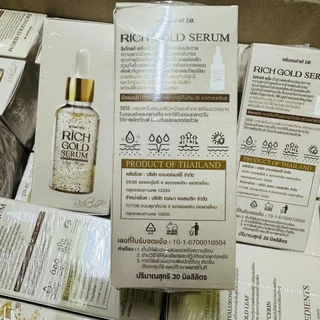 6 ขวด เซรั่ม ริช โกลด์ สิว ฝ้า กระ Rich gold serum b3 collagen acne freckle melasma 30ml