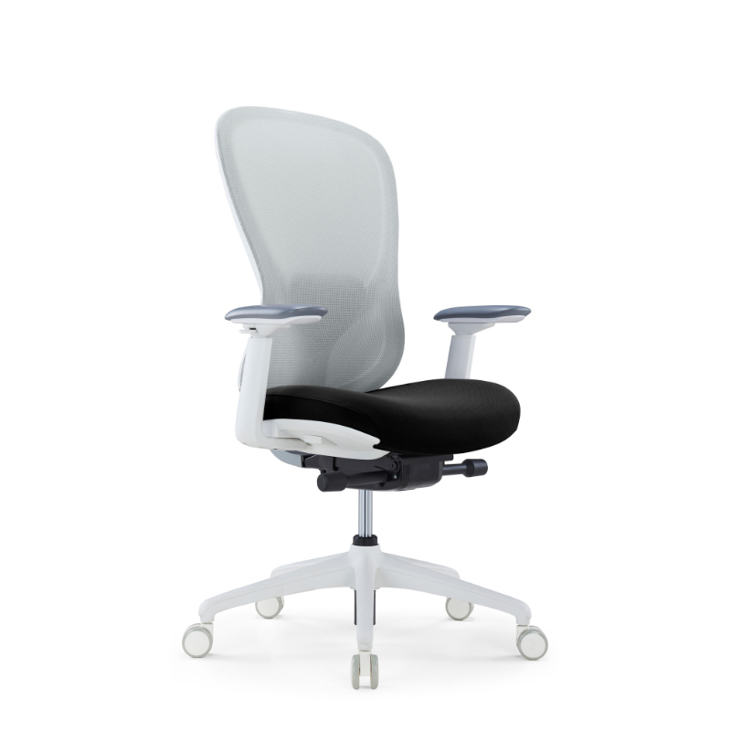 Modernform เก้าอี้ทำงาน รุ่น C5 แขนAJD ขาNL เบาะผ้า พนักพิงตาข่าย