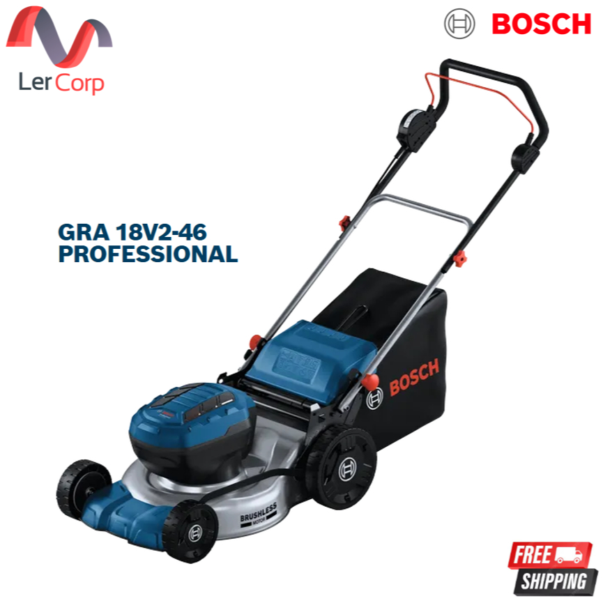 (Bosch PT) เครื่องตัดหญ้าแบบไร้สาย 18V.+18V. (เครื่องเปล่า) รุ่น GRA 18V2-46
