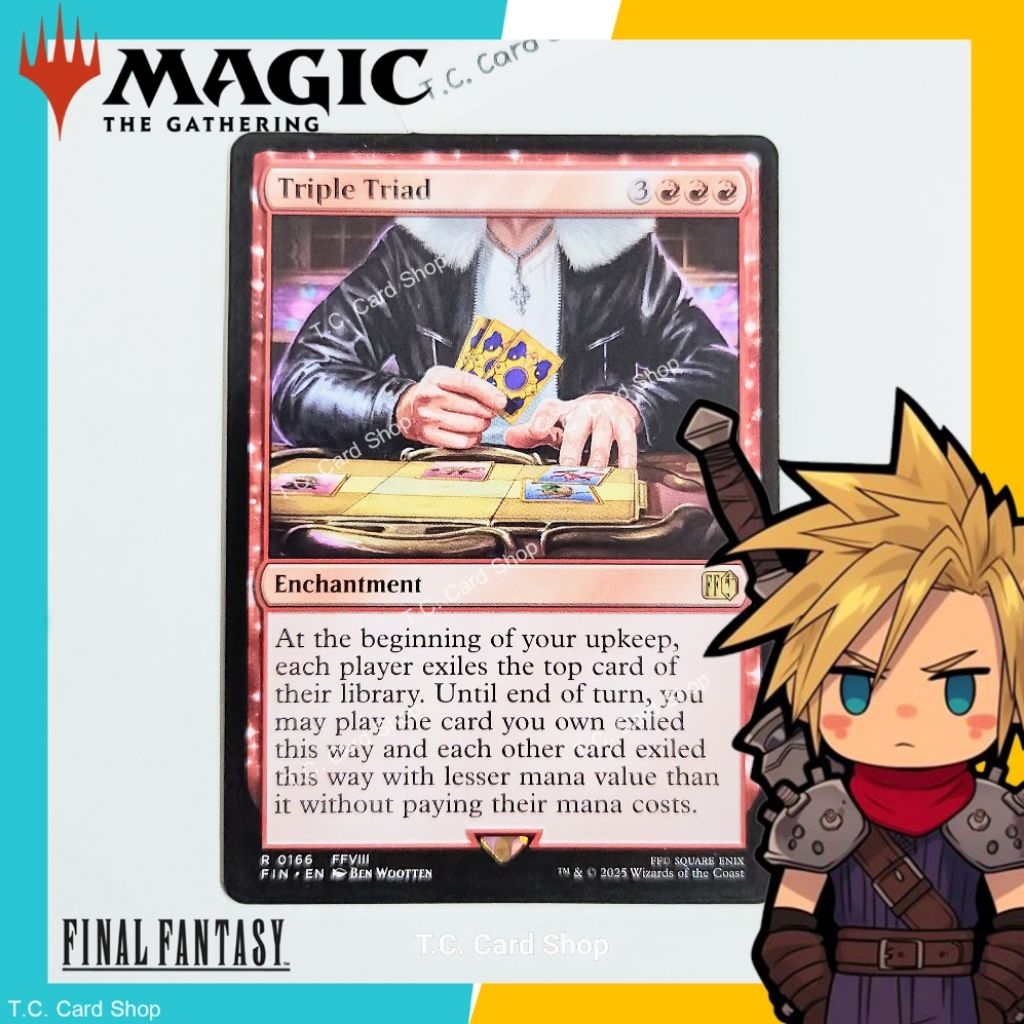 Triple Triad - R0166 (Goldstamp) (FFVIII) - Final Fantasy - Magic the Gathering (MTG) (FIN)