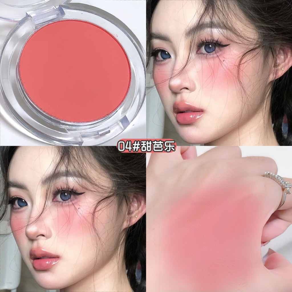 NO.3040 บรัชออนทาแก้ม Lameila บลัชออนเนื้อแมตต์ ส้มพีช บลัชออน เนื้อฝุ่นโทนส้มส้มพีช โทนสีพีช ส้มอิฐ เนื้อดีสีสวยบลัชออน - รูปที่ 7