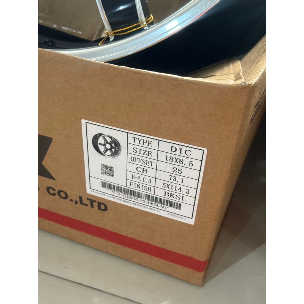 ล้อ TORQ รุ่น D1-C ขอบ 18 กว้าง 8.5 ออฟ+25 5รู114.3 แถมฟรีจุ๊บเหล็ก ราคาต่อวง - รูปที่ 7