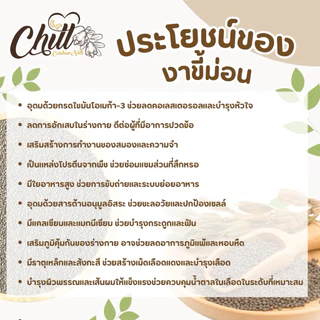 งาขี้ม่อน (Perilla Seed) ชนิดยังไม่คั่ว 🍃100g. / 250g. / 500g.🍃