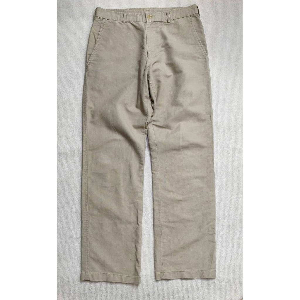 comme… khaki cotton pants  (used)