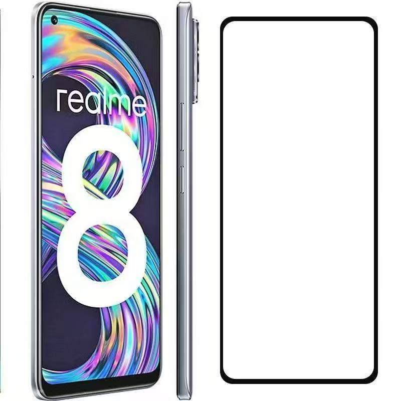 ฟิล์มกระจกนิรภัย สำหรับOppo Realme 8 Pro Realme3 3Pro Realme 6 Pro 5Pro 7Pro 9Pro Plus เต็มจอ