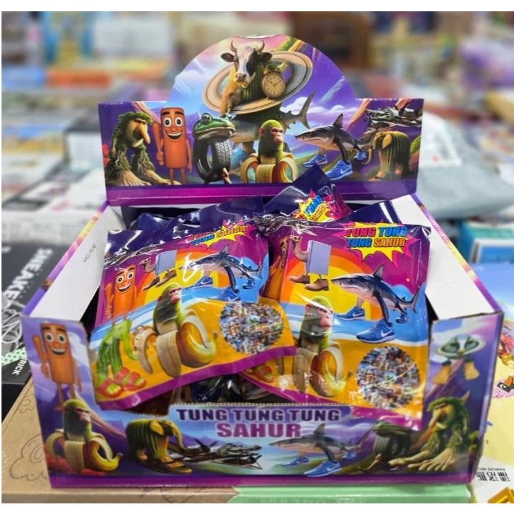 ￼พร้อมส่งในไทย!! โมเดล  MODEL Thung Thung Sahur Figure24ตัว AI​ 168 - 5 โมเดล ฟิกเกอร์