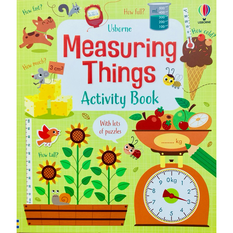 Usborne Measuring Things Activity Book (Maths Activity Books)