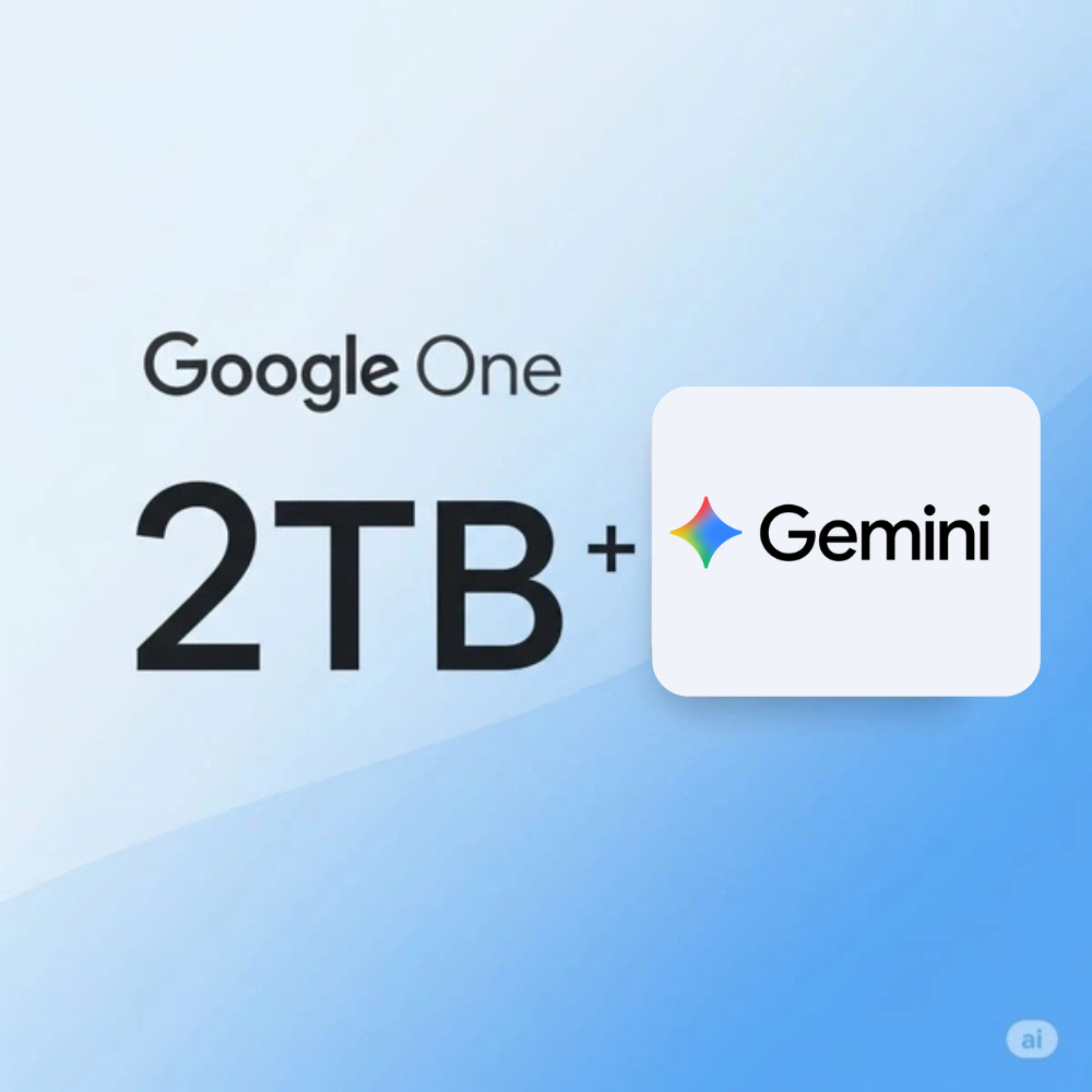 Gemini Pro + 2TB Google One 1 ปี / Gmail ส่วนตัวลูกค้า