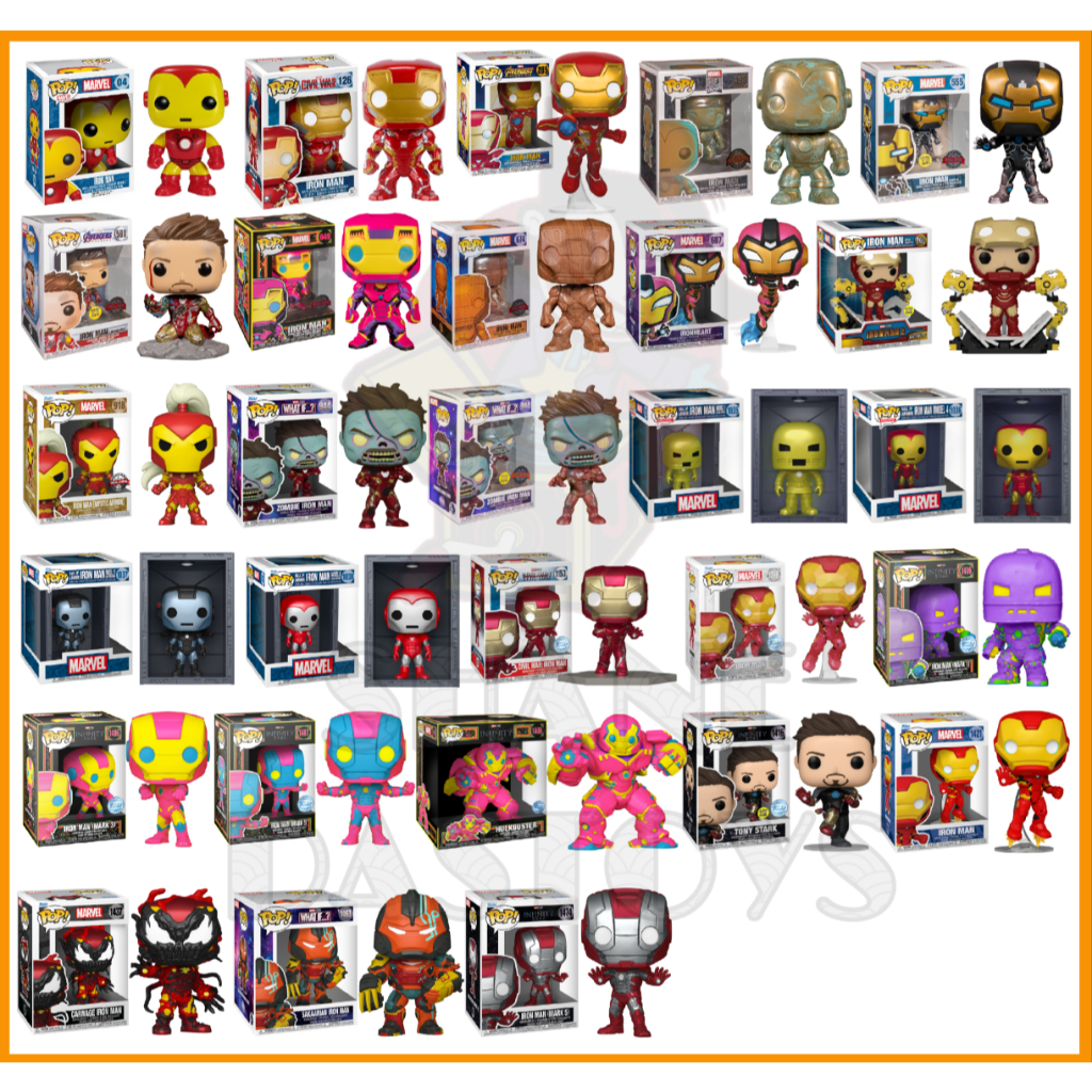 {PRE-ORDER} Funko Pop! MARVEL : Iron Man, Iron-Man, Tony Stark, Infinity Saga