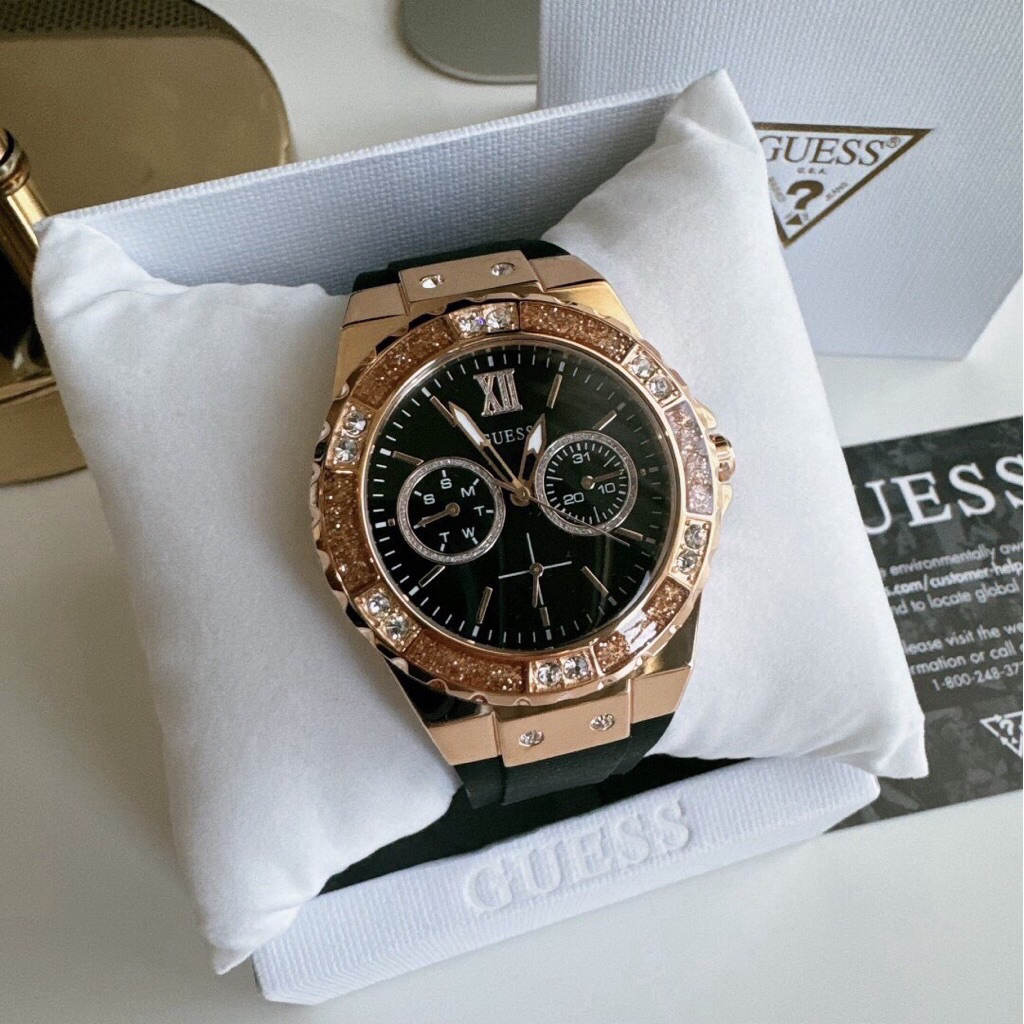(สด-ผ่อน)นาฬิกา G✩USS ของเเท้100%รุ่นGW0519L4 Women's Multi-Function Black Silicone Watch