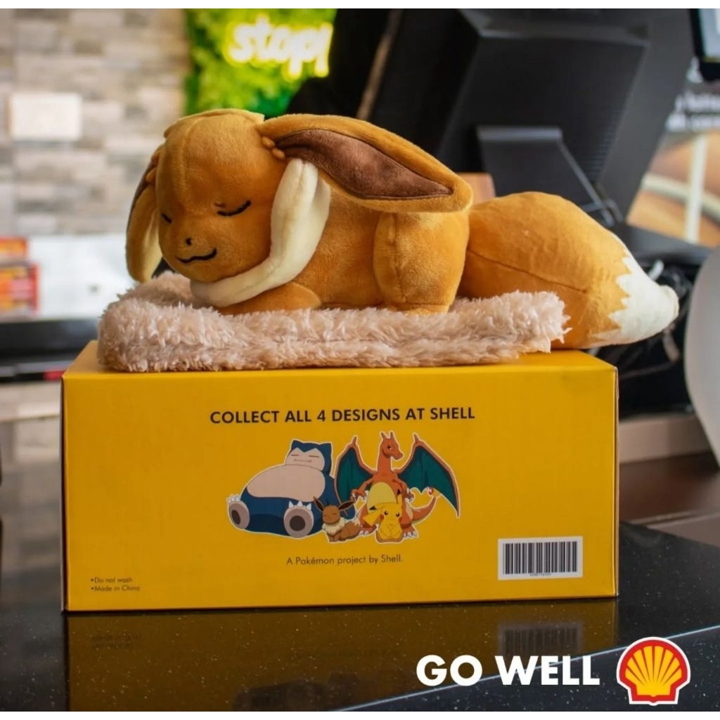 💯 Shell x Pokemon EEVEE plush with card
