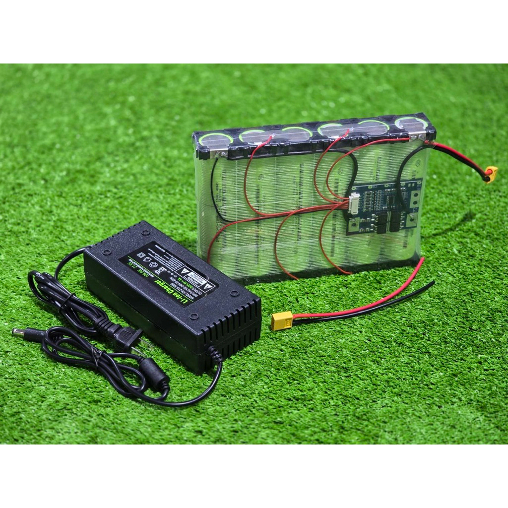 แบตลิเธียม 6s +ชุด ชาร์จ 19.2v - 21.9v 15,000mah. LiFePO4 32140 15ah. แบตเตอรี่ แบตเตอรี่diy เครื่อง