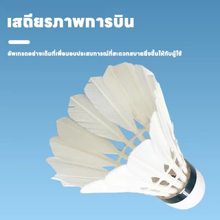 ลูกแบดมินตัน แพ็ค 3/6/12 ชิ้น สำหรับการฝึกอบรม ในร่มกลางแจ้ง