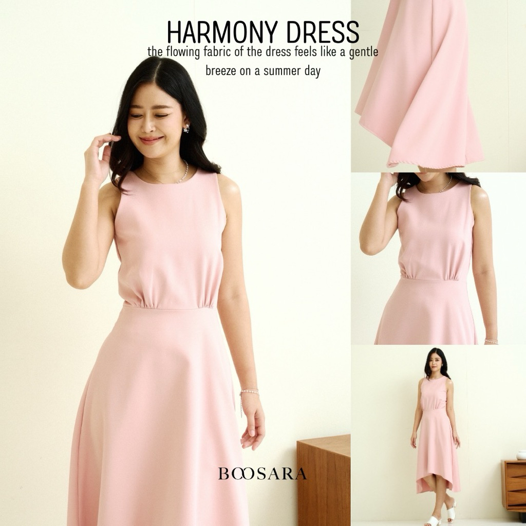 Harmony Dress 🌥️🌛 เดรสยาวแต่งชายกระโปรง ใส่ออกงานได้
