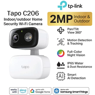 TP-Link Tapo C216 2K 3MP/ Tapo C206 2MP กล้องไวไฟใช้ได้ทั้งภายในและภายนอก IP65 Indoor/Outdoor Home Security Wi-Fi Camera