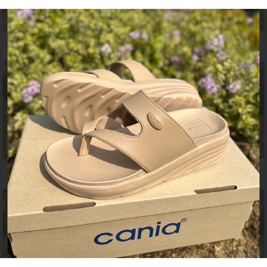(Q5) รองเท้าแตะ คาเนีย พื้นกระชับนุ่ม มีสี น้ำตาล ดำ ชมพู ครีม เขียว กรม Size 36-39 รุ่น CW 41143