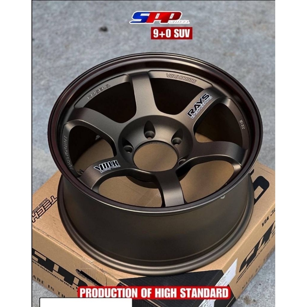 ล้อแม็กซ์SUVงานsppขอบ18กว้าง9นิ้ว6รู139.7ออฟเซต0ล้อแม็กซ์งานผลิตประเทศไทยสีสวยงานคุณภาพ(ราคา4ล้อ)