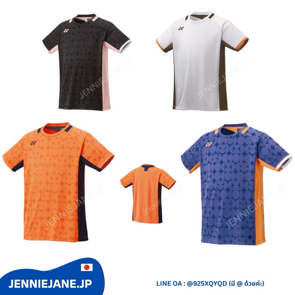 (พร้อมส่งสีดำM/O,XO,อื่นๆ Pre-order) เสื้อเกม Yonex แท้ ss2/2025 🇯🇵