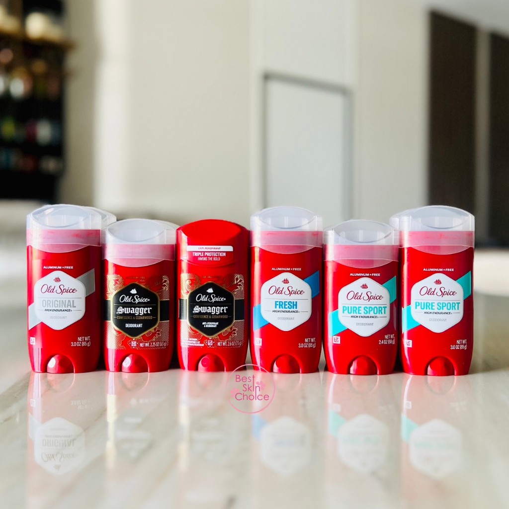 โรลออนสติ๊ก สำหรับผู้ชาย Old Spice High Endurance Pure Sport Scent Deodorant /Swagger Confidence & Cedarwood /ORIGINAL