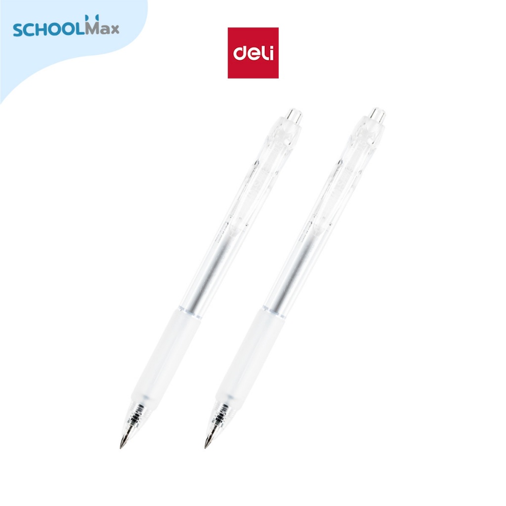 Deli ปากกาเจล สีดำ-น้ำเงิน 0.5mm No.G057